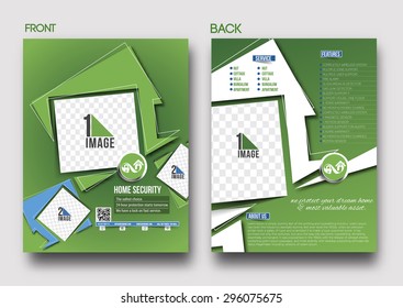 Home Security Center Flyer & Poster Template