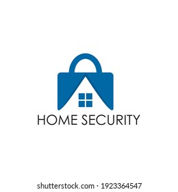 Home security company logo design template