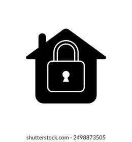 Icono de línea de concepto de seguridad para el hogar. Ilustración de elemento simple. diseño de símbolo de contorno de concepto de seguridad para el hogar.