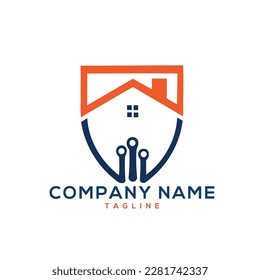 home security guard services logo design