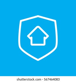 home security icon illustration isolated vector sign symbol