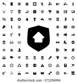 home security icon illustration isolated vector sign symbol