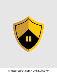 Home security icon vector design for  protect the house, building, etc.
