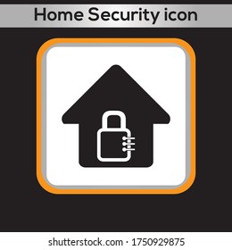 Icono de Seguridad residencial. gráficos vectoriales