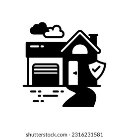 Home Security icon in vector. Illustration