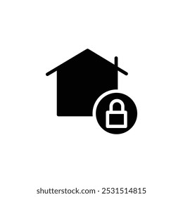 Página inicial ícone de segurança web design no vetor
