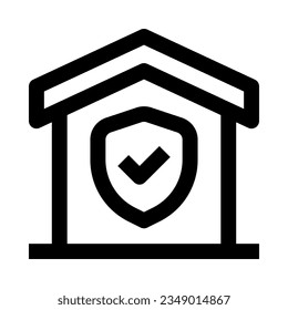 home security icon for your website, mobile, presentation, and logo design.