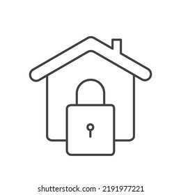 Home Security icons  symbol vector elements for infographic web