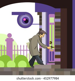 Home security - Illustration