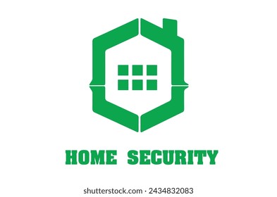 Startseite Sicherheit Logo Design grün Farbe eps Datei