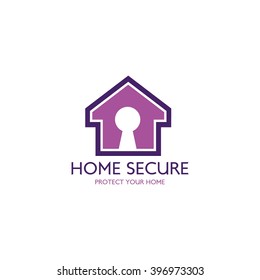 Home Security Logo Design Template Guard Stock Vector (Royalty Free ...