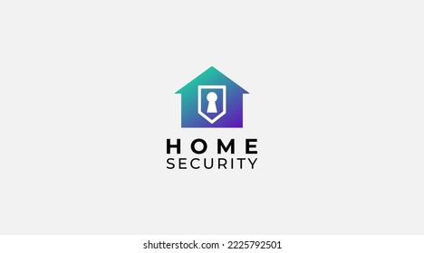 home security logo. Modern logo icon template vector design