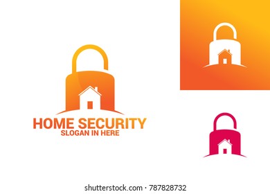 Home Security Logo Template Design
