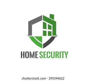 Home Security Logo Vector Illustration