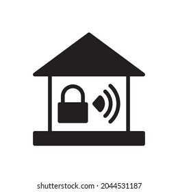 Home security smart lock icon