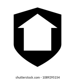home security vector glyphs icon