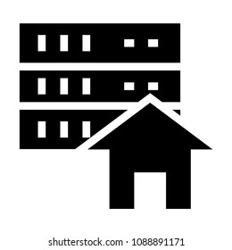 home server vector glyphs icon