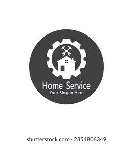 Logo für den Innendienst - Vektorgrafik-Vorlage