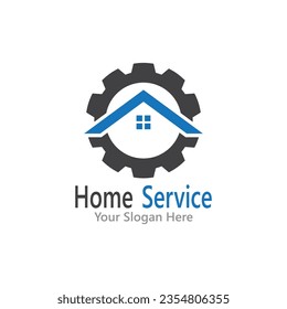 Home Service Construction logo Vector Template