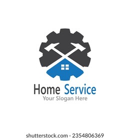 Home Service Construction logo Vector Template