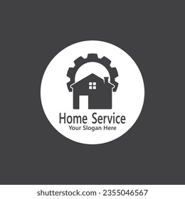 Home Service Construction logo Vector Template