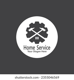 Logo für den Innendienst - Vektorgrafik-Vorlage