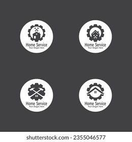Logo für den Innendienst - Vektorgrafik-Vorlage