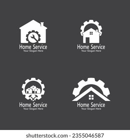 Home Service Construction logo Vector Template