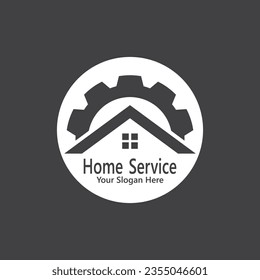 Home Service Construction logo Vector Template