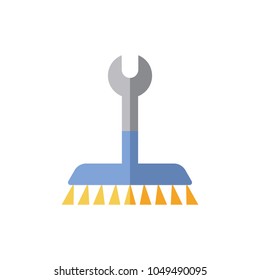 Home service icon flat symbol. Isolated vector illustration of  icon sign concept for your web site mobile app logo UI design.