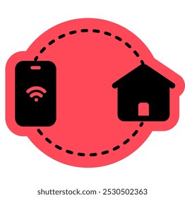 Home Service Icon, home Technology