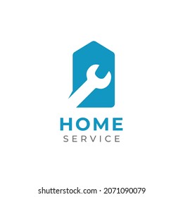 Ilustración de diseño de plantillas de vectores de logotipo de Home Service