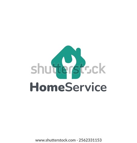 Home Service Logo Design Simple