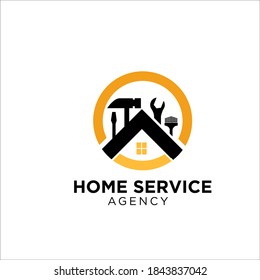 home service logo designs for contractor, construction and real estate