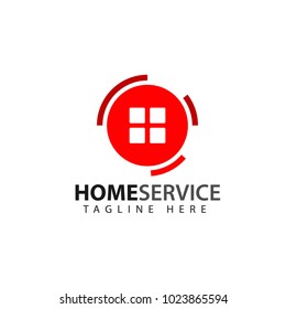 Home Service Logo Vector Template Design