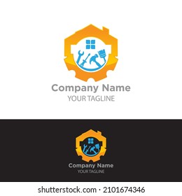 Home service set vector logo template. Suitable for business.EPS 10