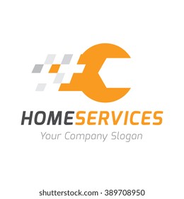 Home Services Tools Logo Template