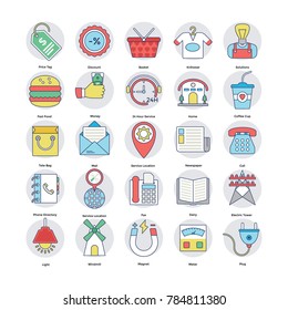 
Home and Services Vector Icons Set 
