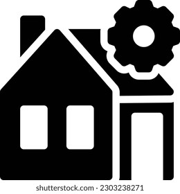 home setting Vector illustration on a transparent background.Premium quality symbols.Glyphs vector icon for concept and graphic design.