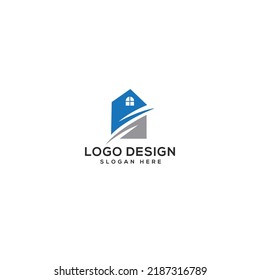 Home shape Logo Design Vector Illustration