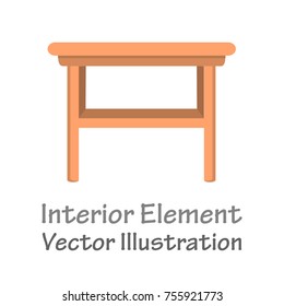 Home shelf with shelves as an element for home interior