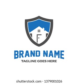 home shield logo design four your company