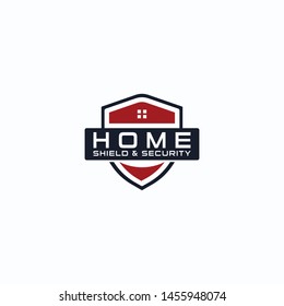 Home shield logo design template for use any purpose