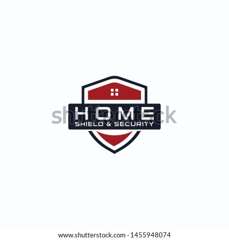 Home shield logo design template for use any purpose