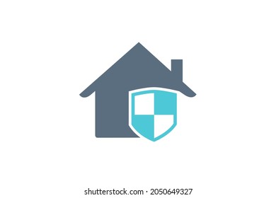 Diseño de plantillas de icono de Home Shield