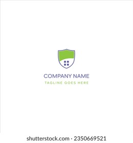 Home Shield Logo Template Design
