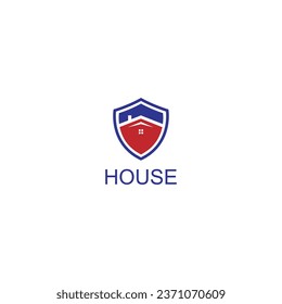 Diseño de plantillas de logotipo de Escudo Hogar
