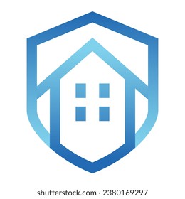 Home Shield Logo Template Design on white background
