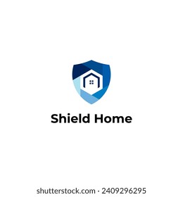 Home Shield Logo Template Design	