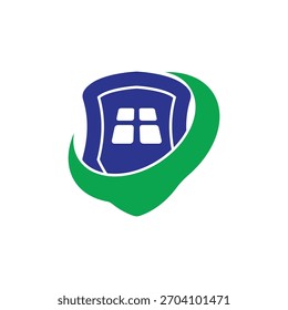 Home Shield Logo Template Design
